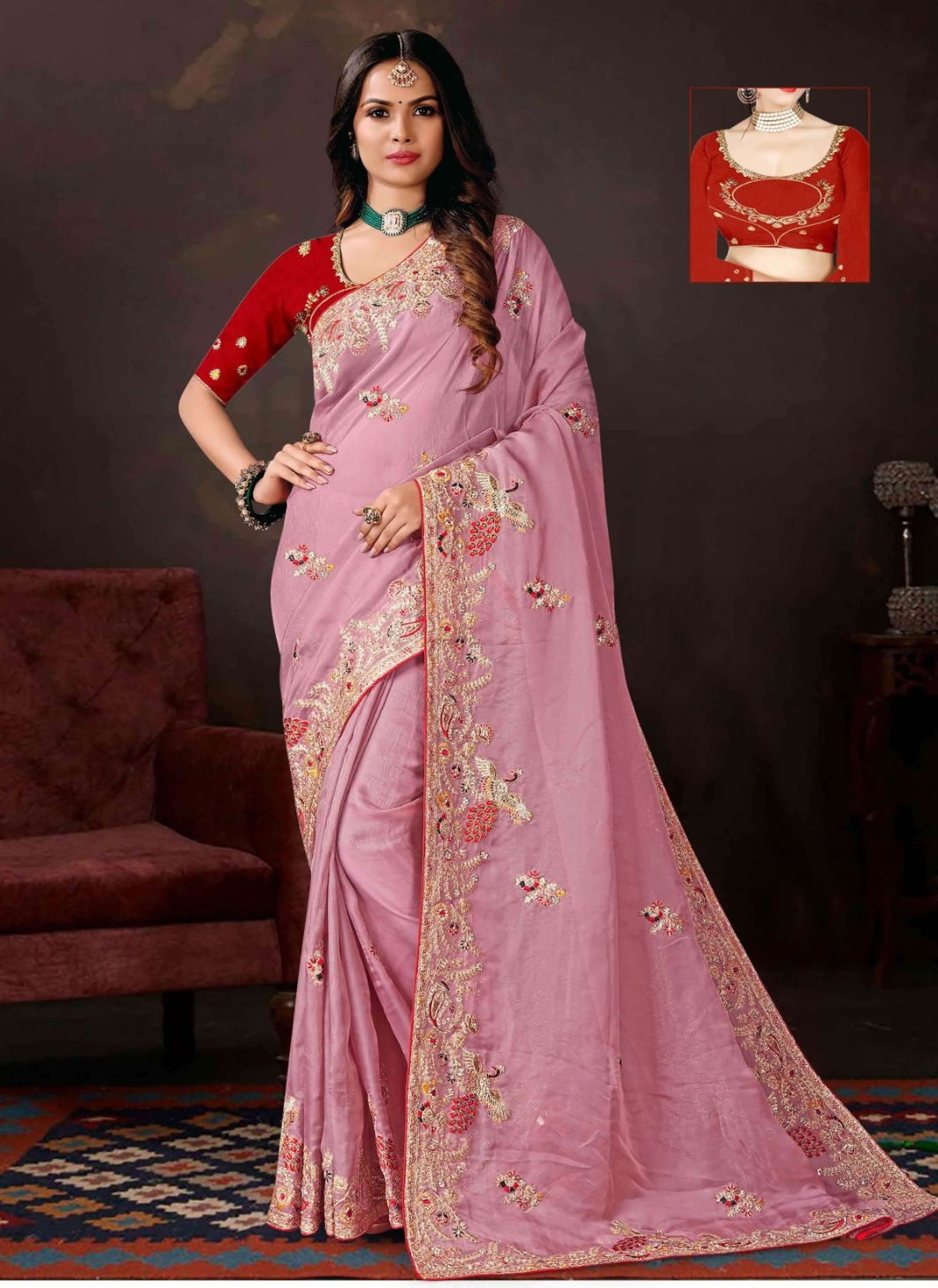 Shanta A to D By Ronisha Party Wear Sarees Catalog